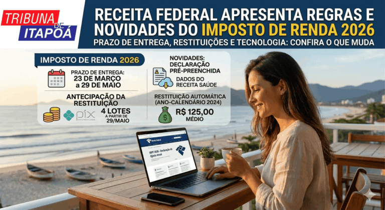 Receita Federal define regras do Imposto de Renda 2026 e anuncia ...