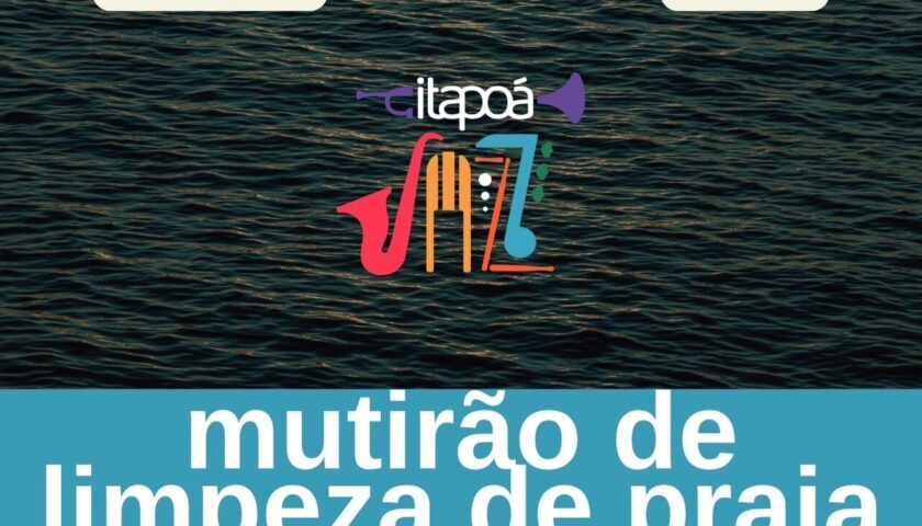 Itapoá Jazz sustentabilidade Mutirão Limpeza de praia 25 de abril - 1