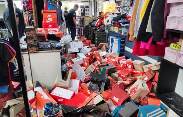 Operacao policial em Garuva resulta na prisao de empresario e apreensao de itens falsificados 01