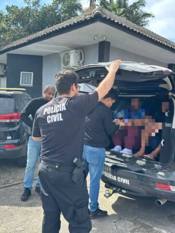FOTO: Polícia Civil de Santa Catarina / Divulgação.