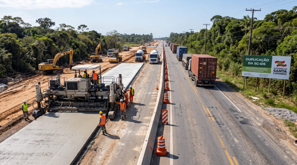 Obras-de-duplicação-da-SC-416-tem-previsao-de-inicio-para-os-primeiros-meses-de-2027-IMAGEM-ilustrat - Tribuna de Itapoa